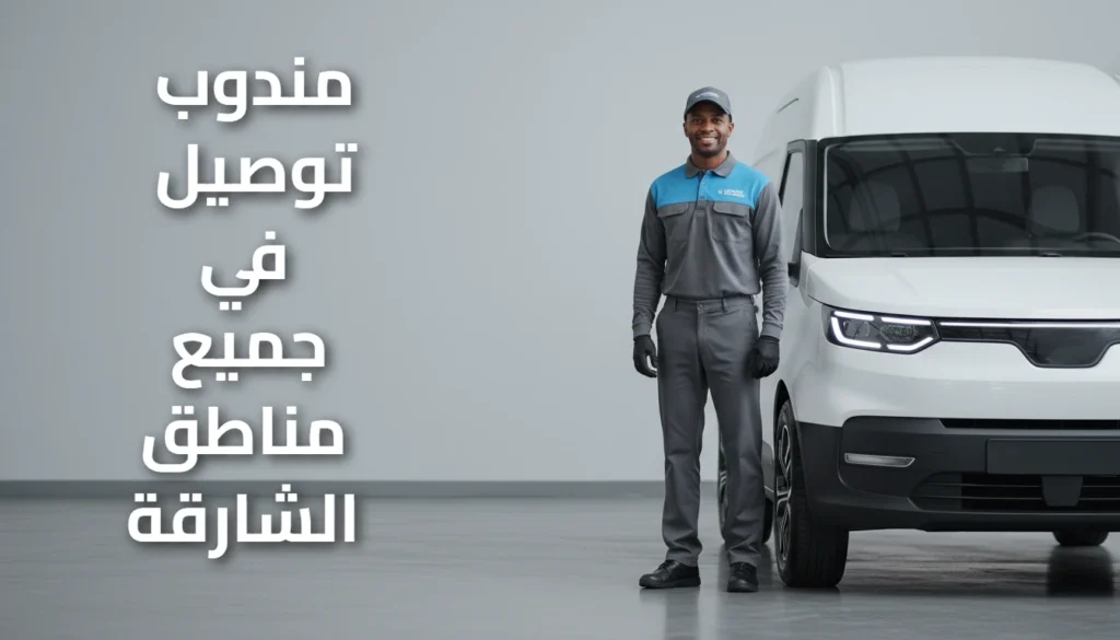 مندوب توصيل الشارقة