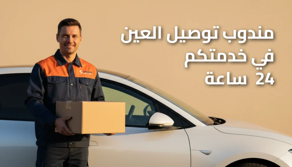 مندوب توصيل العين